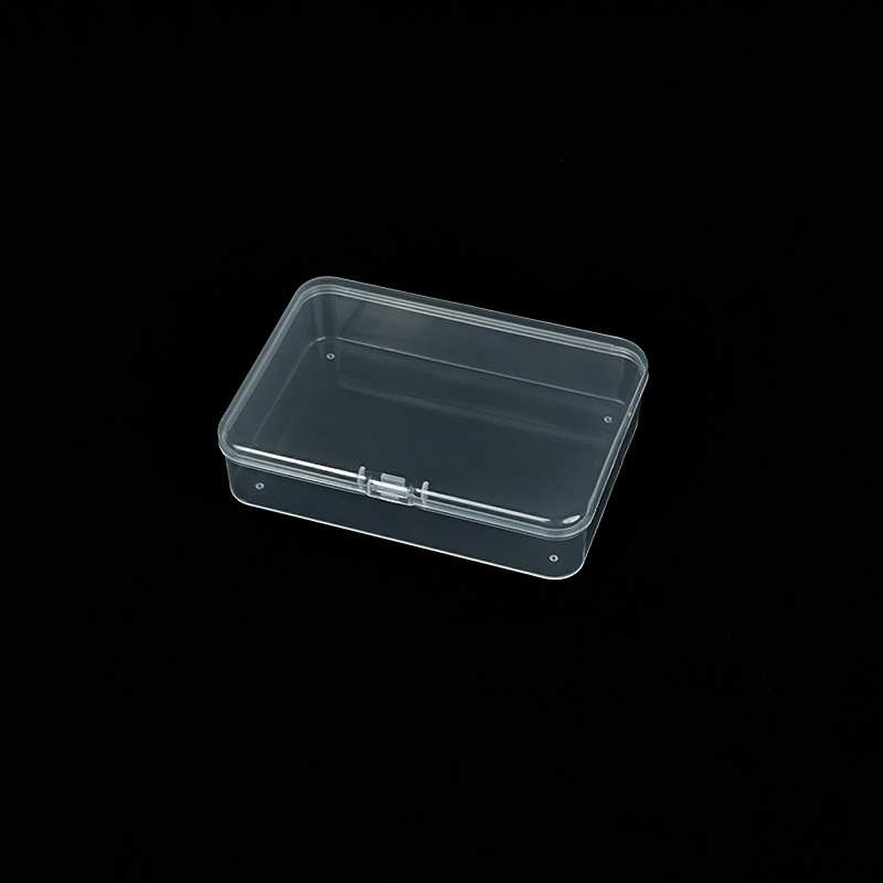 10.5 Rectangular Clamshell Storage Box Transparent Storage Box for Bank Card Ring Earring Necklace Storage Box