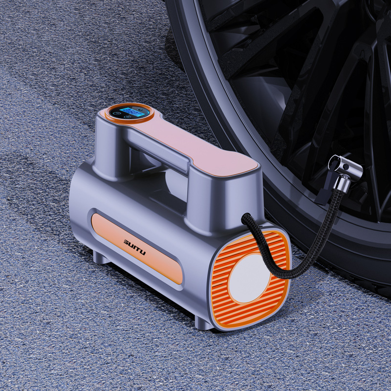 Car air pump Wired Wireless Smart car air pump Digital Display 12V portable tire pump
