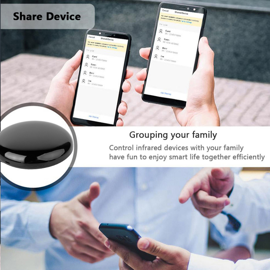 Graffiti smart home wifi universal infrared remote control mobile phone wireless control smart speaker voice control