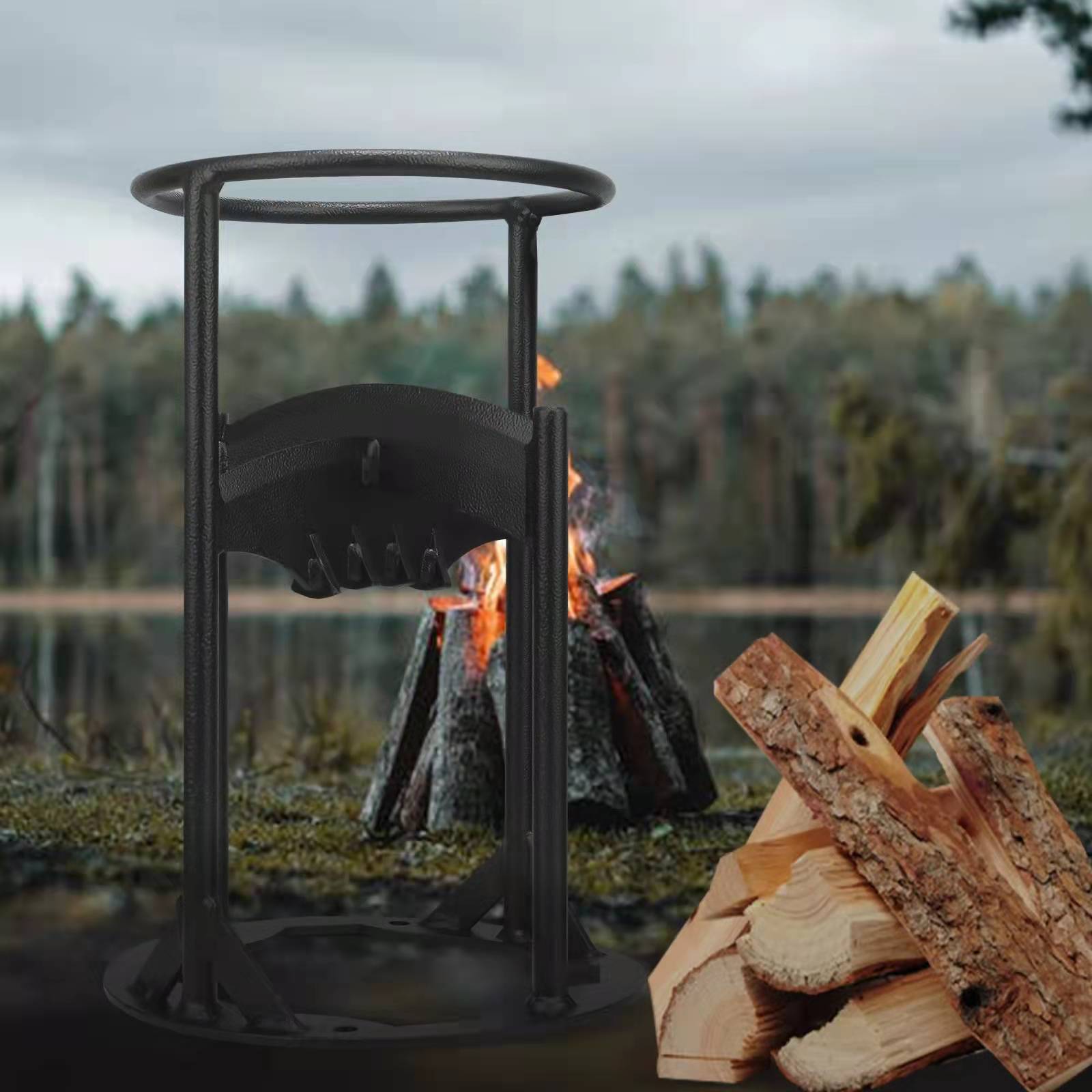 Cross-border Explosions Firewood Splitter Firewood Metal Ornaments