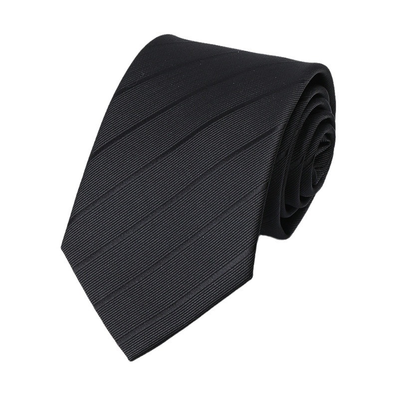 Tie Men's Dress Business Professional Wedding Groom Korean Style Zipper Striped Tie