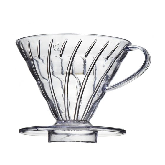 Resin Coffee Filter Pot Household Hand-made Glass Drip Filter Pot Supporting Use Plastic Filter Cup Coffee Cup
