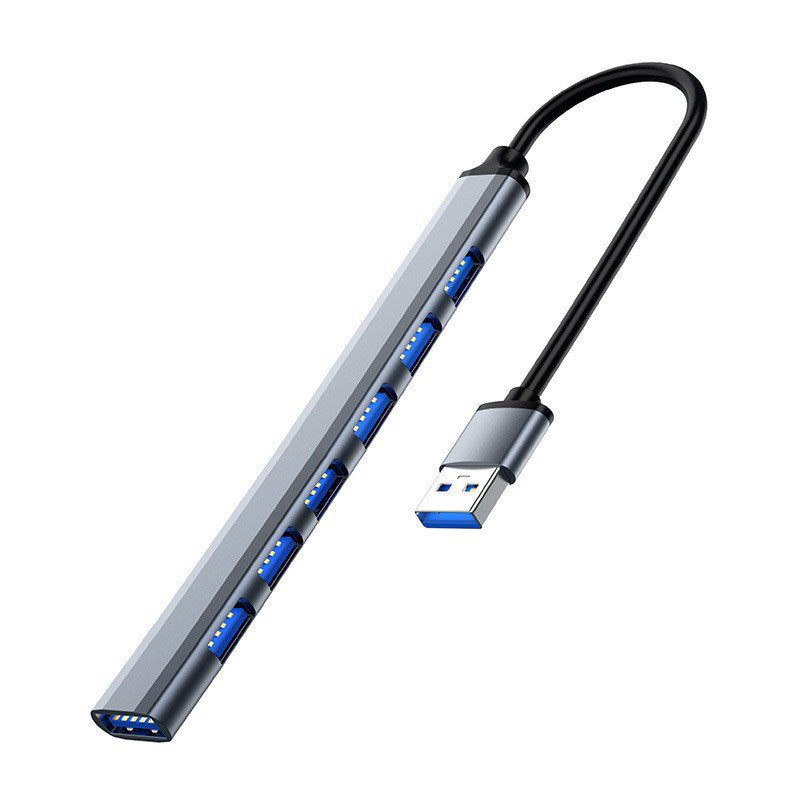 7-портовый концентратор USB3.0HUB 3,0 со скоростью и 6-портовая линия продольной резки алюминиевого сплава 2.0USB