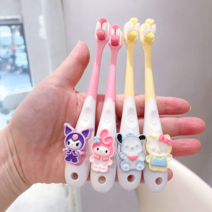 Sanrio series 2-12 years old soft hair Children's toothbrush 6 a 12 years old 3 to 6 years old 0 to 3 years old baby girl
