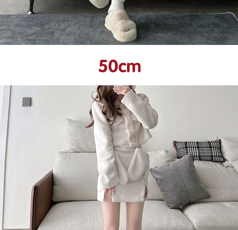 50cm Stacked Socks Lengthened Calf Cover jk Socks Women's Autumn and Winter White Lolita Stacked Socks_voghion.com
