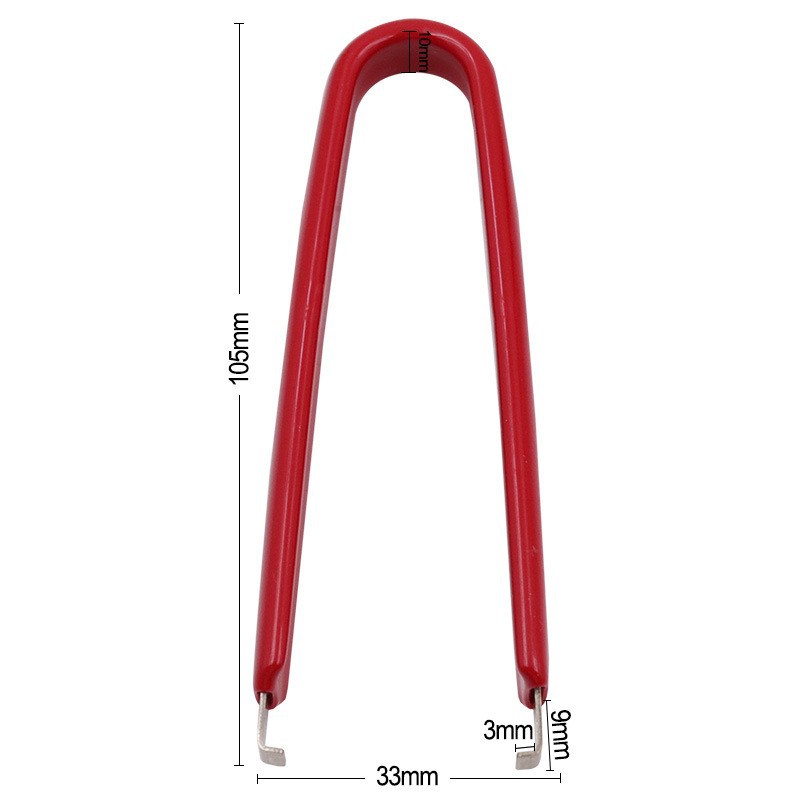 In-line embedded Simple U-shaped IC Plucker IC clip soldering driver chip component clip plucking tweezers