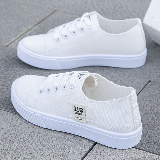 Canvas Shoes Women's 2023 New Korean-style All-match Flat Shoes Summer Thin Single-layer Shoes Women's Student ins Fashionable Sneakers