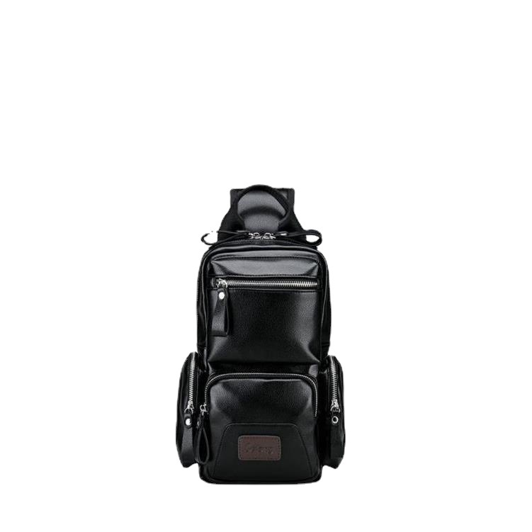 New Men's Bag Fashionable Brand Sports Men's Chest Bag Tactical Waterproof Crossbody Bag Men's Shoulder Bag Men's Pu Bag