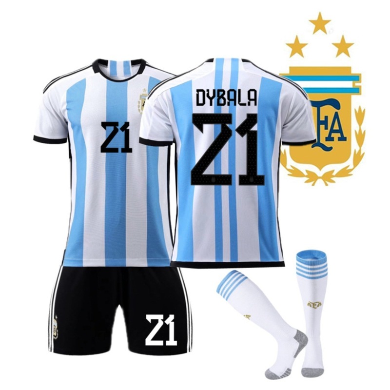 Champion Home No.10 Messi No.11 Di Maria フットボール ジャージ ワールドカップ 2022/23 アウトドア スポーツ フットボール シャツ|undefined