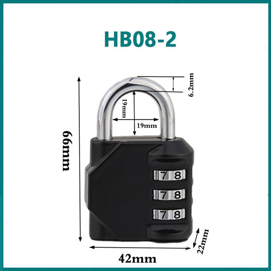 Factory Metal Password Padlock Luggage Backpack Gym Cabinet Doors and Windows Zinc Alloy Lock