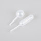 Baking special love shaped long five-pointed star 4ml plastic dropper cake room cream jam straw