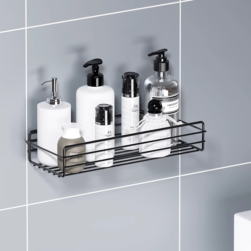 Bathroom Sink Punch-free Storage Rack Bathroom Toilet Storage Rack Shower Room Hand Washing Cosmetics Wall Hanging