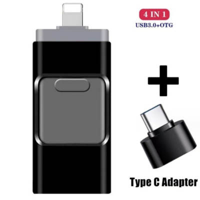 Wholesale OTG for Apple mobile phone usb flash disk type-c Android computer dual-use usb four-in-one 4in1 push-pull