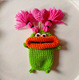 Green Big Mouth Pink Braid