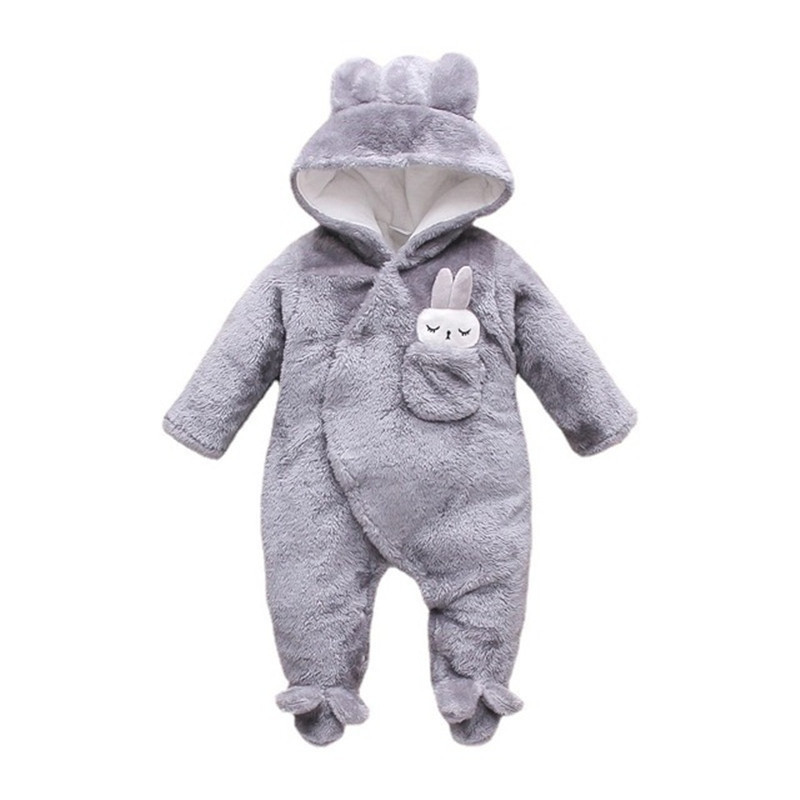 Baby's Cotton-padded jumpsuit Spring and Autumn and Winter Baby's Thin Cotton Long-sleeved Bottoming Harper Climbing Clothes Cotton-padded Jacket