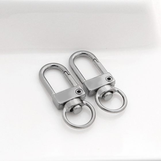 Metal Key Chain Hook Golden Gun Black Hanging Buckle Jewelry Accessories Universal Buckle Small Lobster Buckle Zinc Alloy Door Buckle