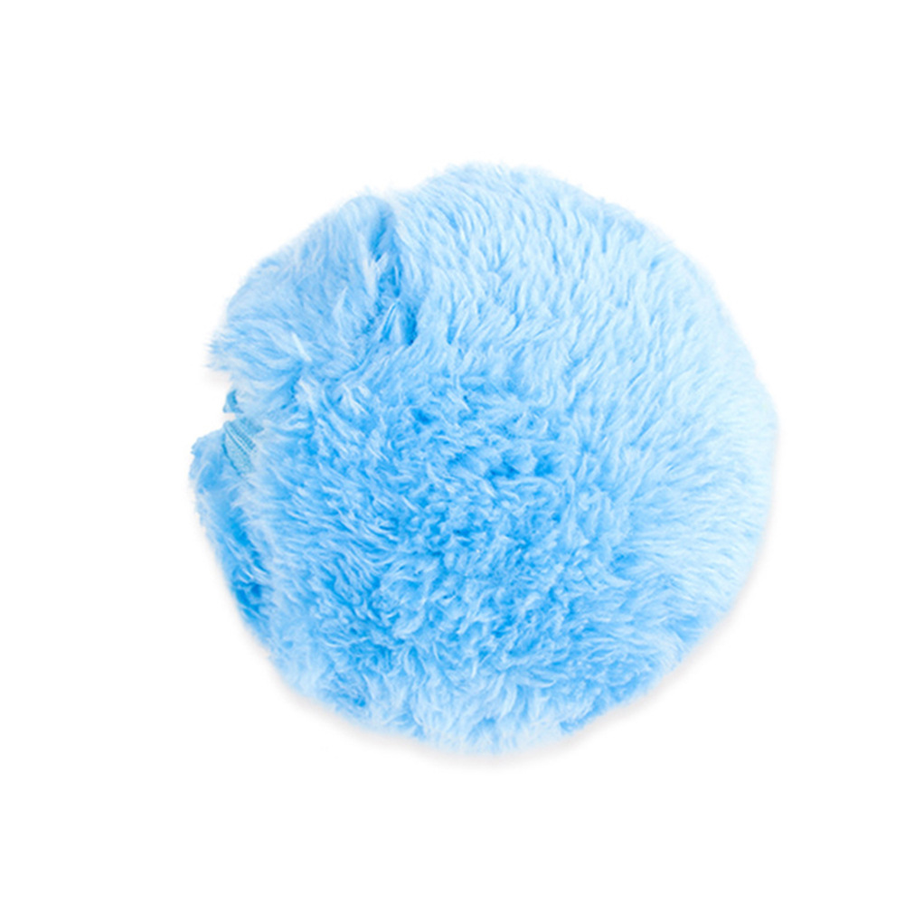 Pet Dog Cat Plush Rolling Toy Plush Ball Roller Ball Smart Dust Removal Toy Rolling Ball