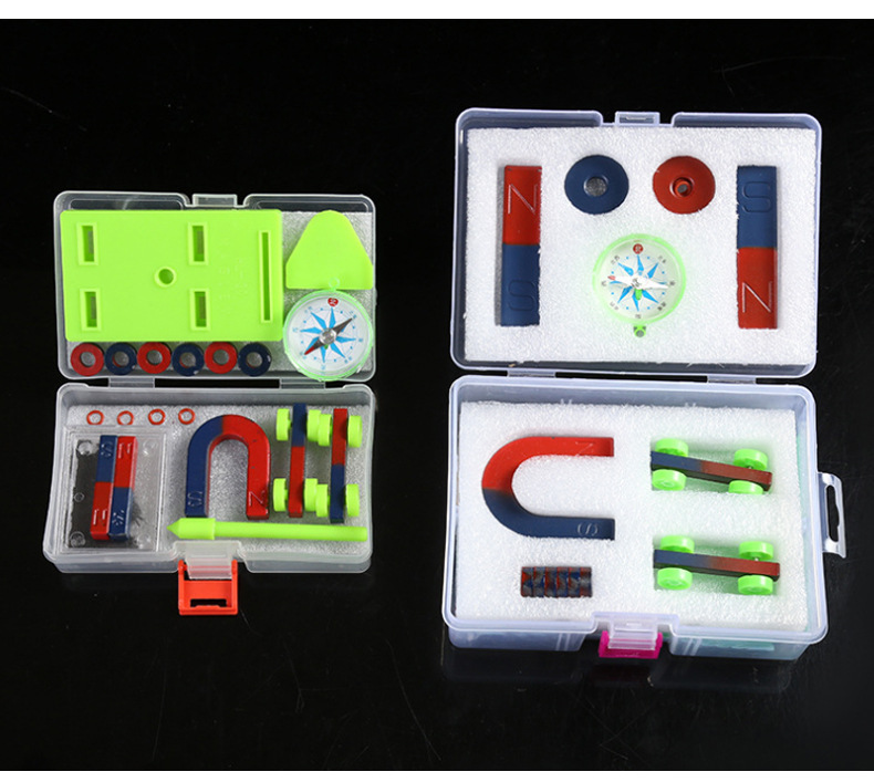 On behalf of the second grade science experiment teaching magnet package suspension maglev U-shaped bar ring magnet toy