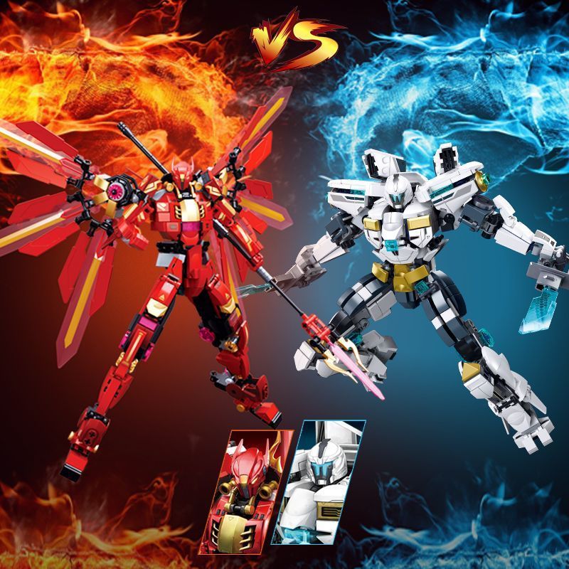 Compatible Lego Pacific Rim Mecha Division Model Diablo Rovers Athena Protector Guerrilla