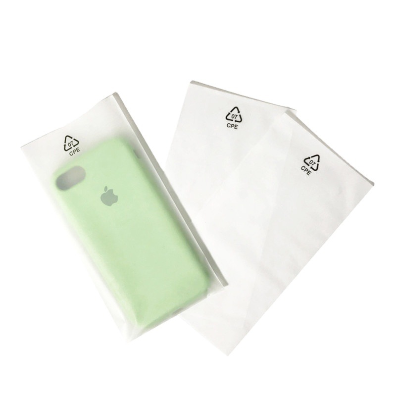 Factory direct cpe frosted bag mobile phone case self-adhesive bag flat mouth frosted bag electronic products packaging bag wholesale