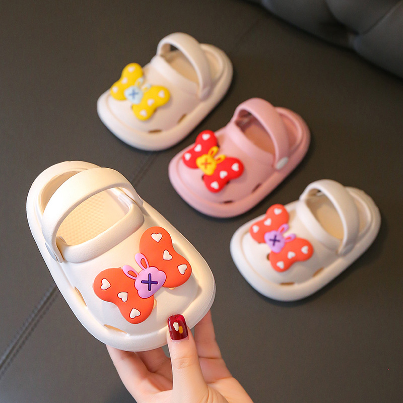 Children's Slippers Summer Girls' Cute Soft Bottom Non-slip Children's Slippers Children's Baby's Hole Shoes for Boys