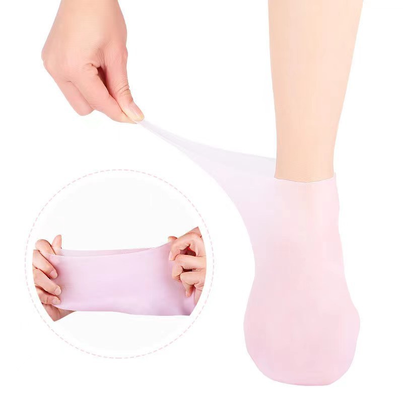 sebs silicone full-foot short moisturizing socks for men and women anti-chapped feet full-foot exfoliating moisturizing skin rejuvenation socks