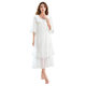 Cross-border 2023 Spring and Summer New Half Sleeve Lace Pajamas Women's Modal Mesh Palace Style Princess Home Clothes