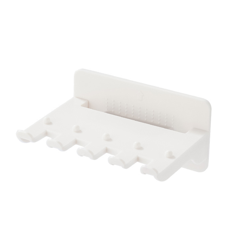 Wall-mounted Punch-free Toothbrush Holder Bathroom Toilet Dental Storage Rack Household Multifunctional Toothpaste Holder Storage Rack