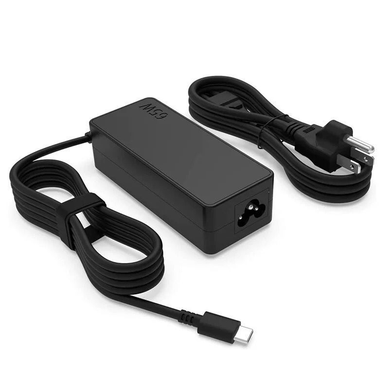 65W multi-function power adapter for Lenovo notebook PD Port fast charging mobile phone tablet charger