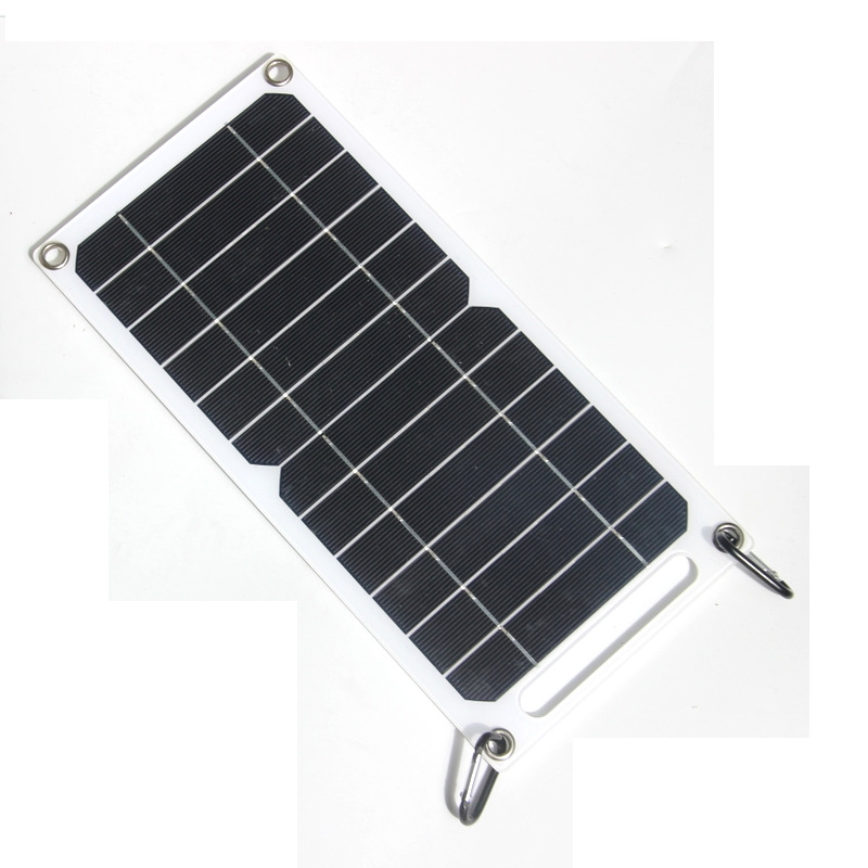 Flexible Outdoor Solar Charging Board 5V Mobile Phone Backpack Solar Charger Panel High Efficiency Monocrystalline Silicon Made in Guangdong