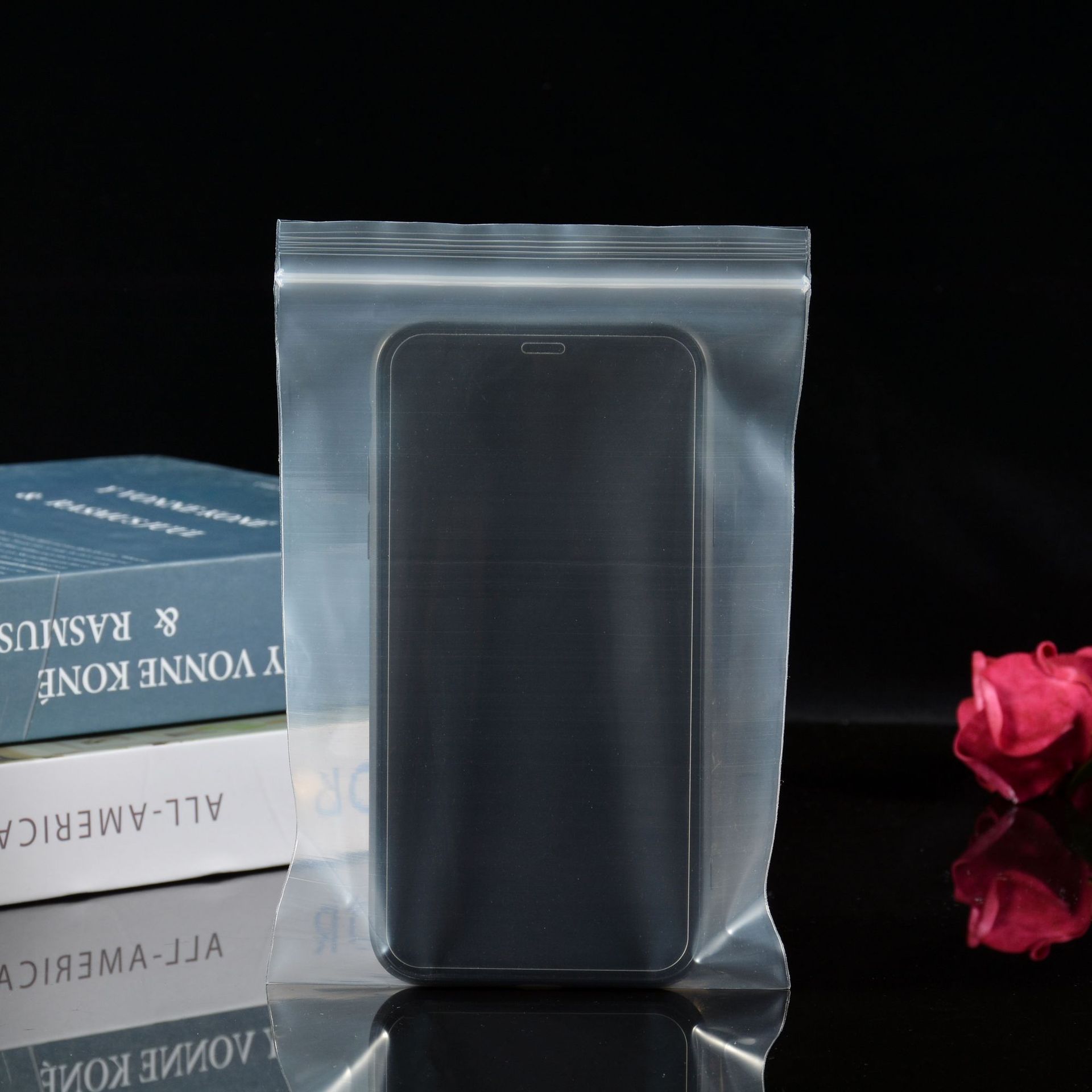 Spot wholesale thickened PE self-sealing bag transparent self-sealing bag food grade small transparent clavicle packaging bag