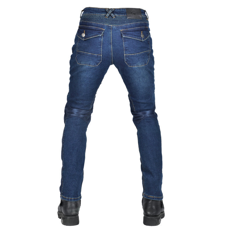 VOLERO motorcycle jeans men's summer mesh breathable outdoor motorcycle elastic anti-fall cycling pants