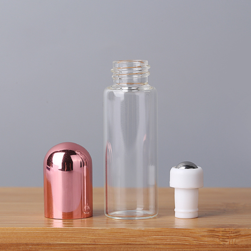 1ML2ML3ML5ML10ML cosmetic glass perfume ball bottle small sample walking ball bottle essence oil bottle