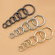 Spring ring open ring alloy keychain bag ring key ring DIY jewelry hanging buckle accessories factory wholesale