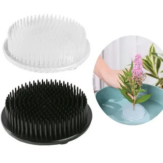 プラスチック透明剣山生け花器花器部品中国式禅意生け花ツール花屋家装生け花ベース|undefined