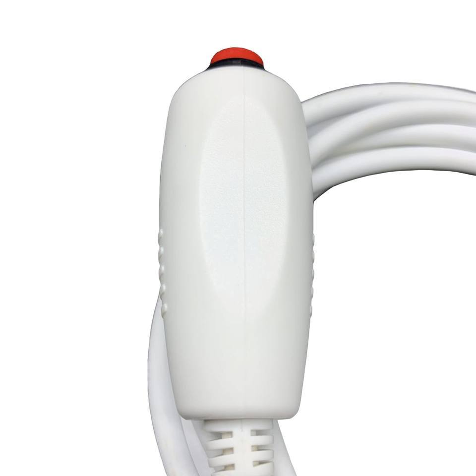 Single button nurse call line nurse pager button switch line, 6.35 emergency call button line with clip