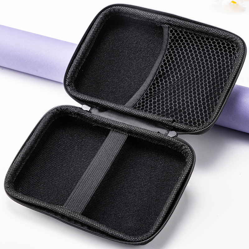 Portable 2.5 inch hard disk bag eva earphone bag electronic product packaging box data cable charger storage bag