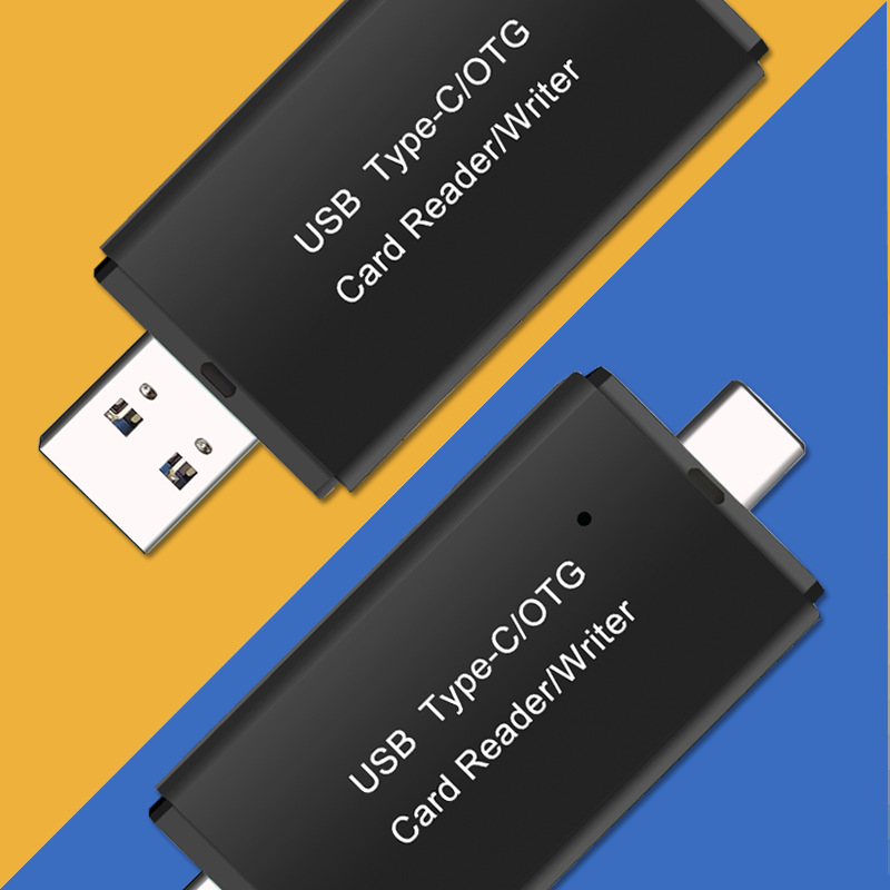 讀卡器內存卡TF手機OTG讀卡電腦通用雙卡高速SD相機USB 3.0讀卡器