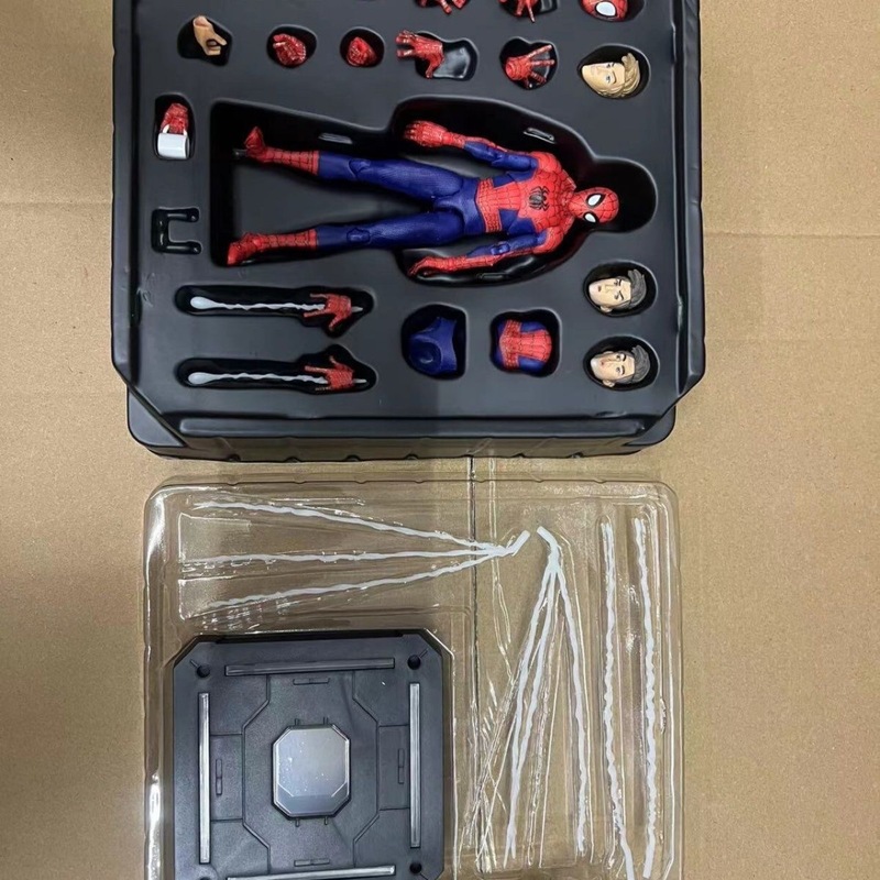 国産現物千値練スパイダーマン平行宇宙ピーターパーカー可動手弁新品スパイダーマン手弁|undefined