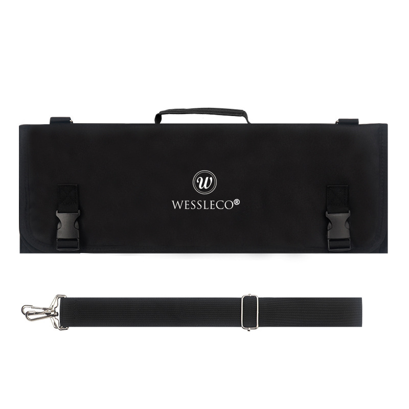 wessleco slicing knife kit outdoor portable chef knife bag cross-border hot mining camping picnic kit