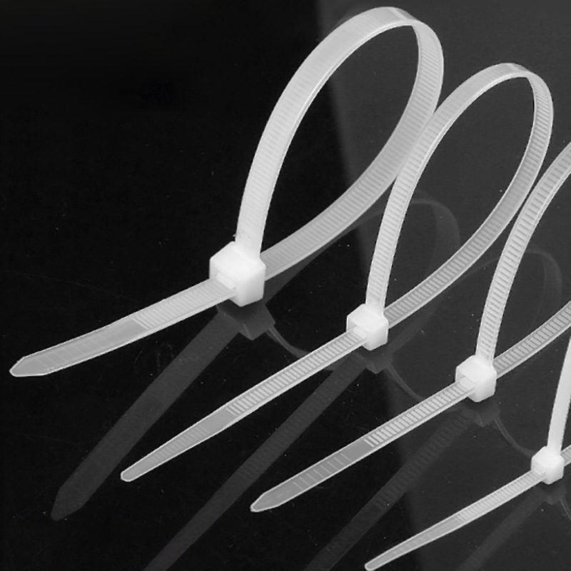 100 nylon cable ties factory direct sales 3*4*5*8*10 multi-specification self-locking cable ties wholesale