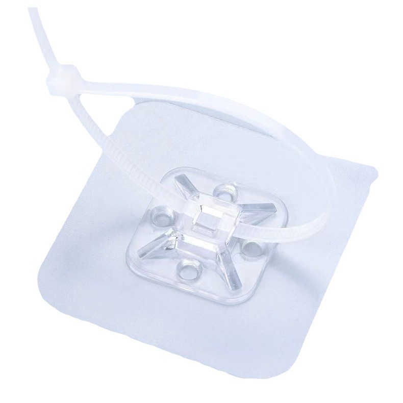 Hook sticky hook ribbon cable organizer fixed sticker self-adhesive ribbon buckle fixed wire cabinet anti-dumping Holder