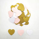 Pink Gold Heart