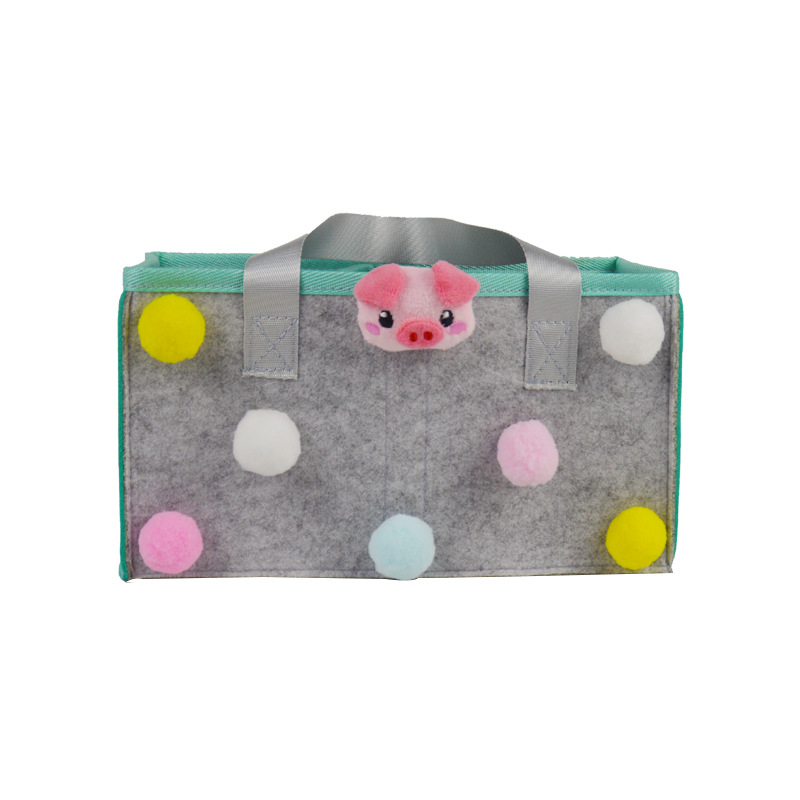 New Cross-border Spot Creative Audio Bag Mummy Storage Bag Multi-functional Cute Felt Storage Bag