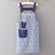 Rabbit ears strap leaves blue
