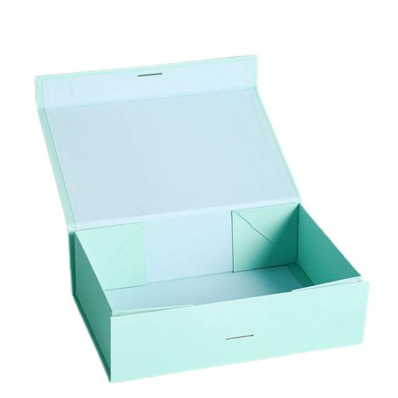 Spot flip folding box wholesale bow solid color packaging box cross-border foreign trade folding gift box one-piece gift box