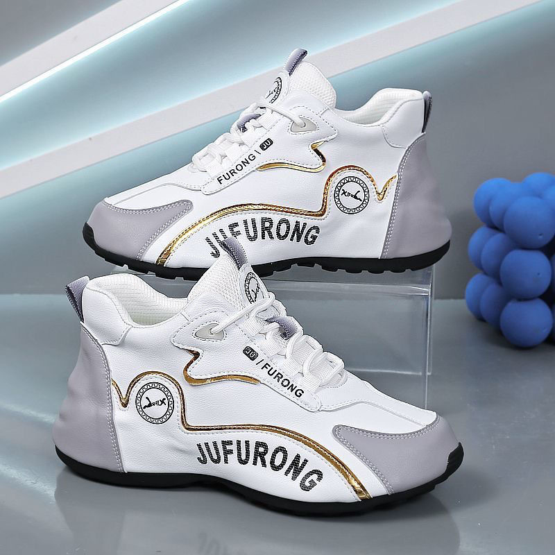 Autumn sneaker men's and women's same style 2024 New TikTok popular thickened white shoes couple daddy shoes fashion shoes
