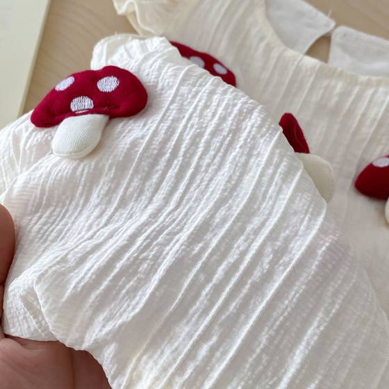 [No Return, No Change] Baby Super Cute Bag Fart Clothes 0-2 Years Old Summer Baby Girl Doll One-Year-Old Dress