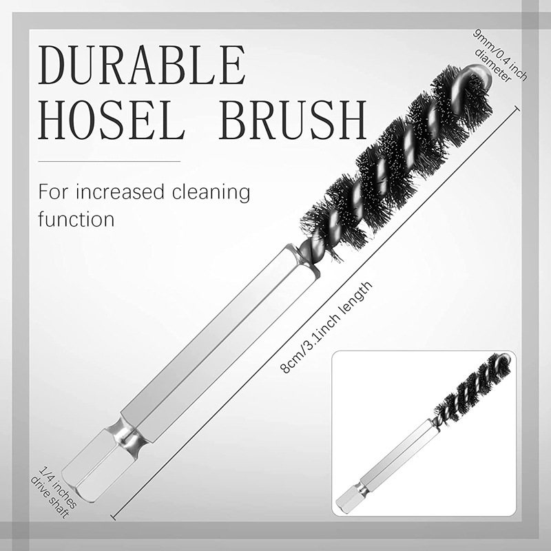 Cross-border new golf club brush hex bar wire brush stainless steel wire brush rust removal brush golf accessories