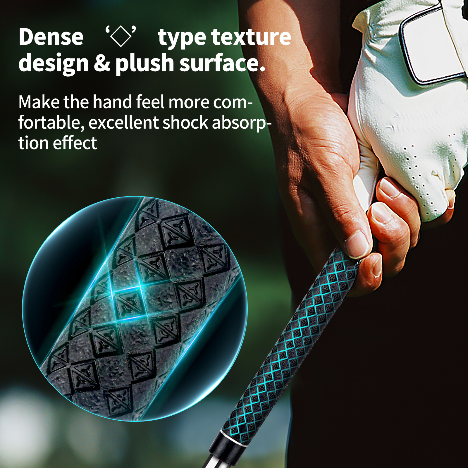 Manufacturers wholesale golf club grip golf club cover new environmentally friendly rubber non-slip golf grip